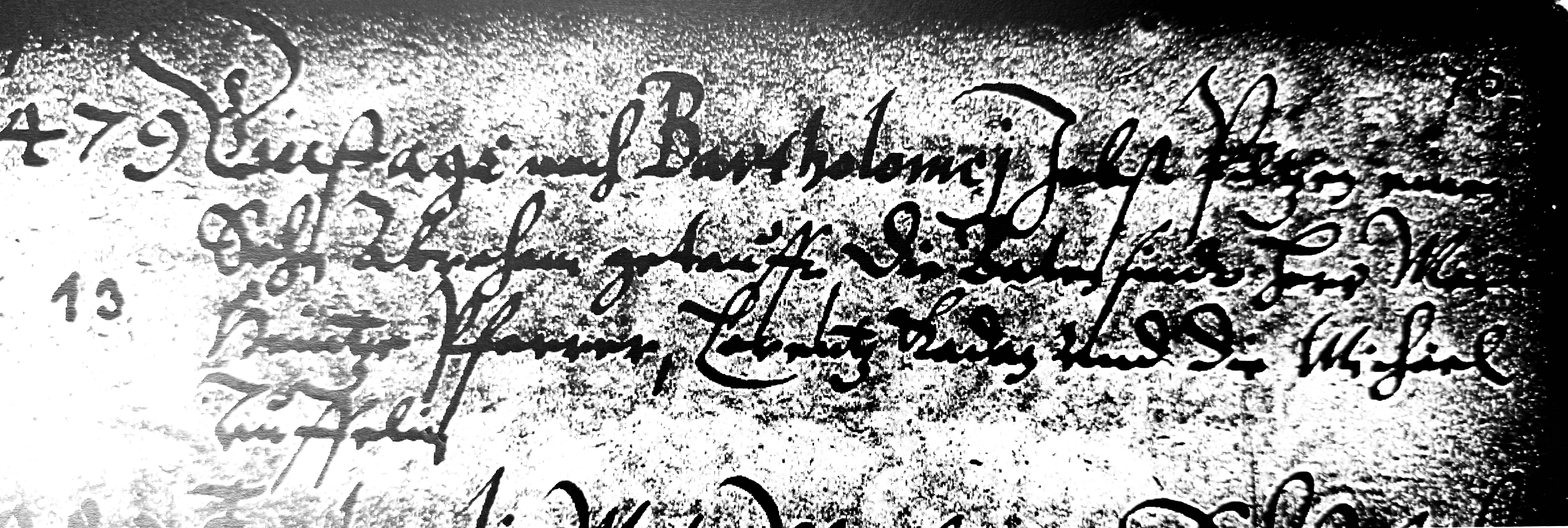 Taufeintrag Abraham Pilz, August 1591, Kirchenbuch Dörnthal (KB 23)